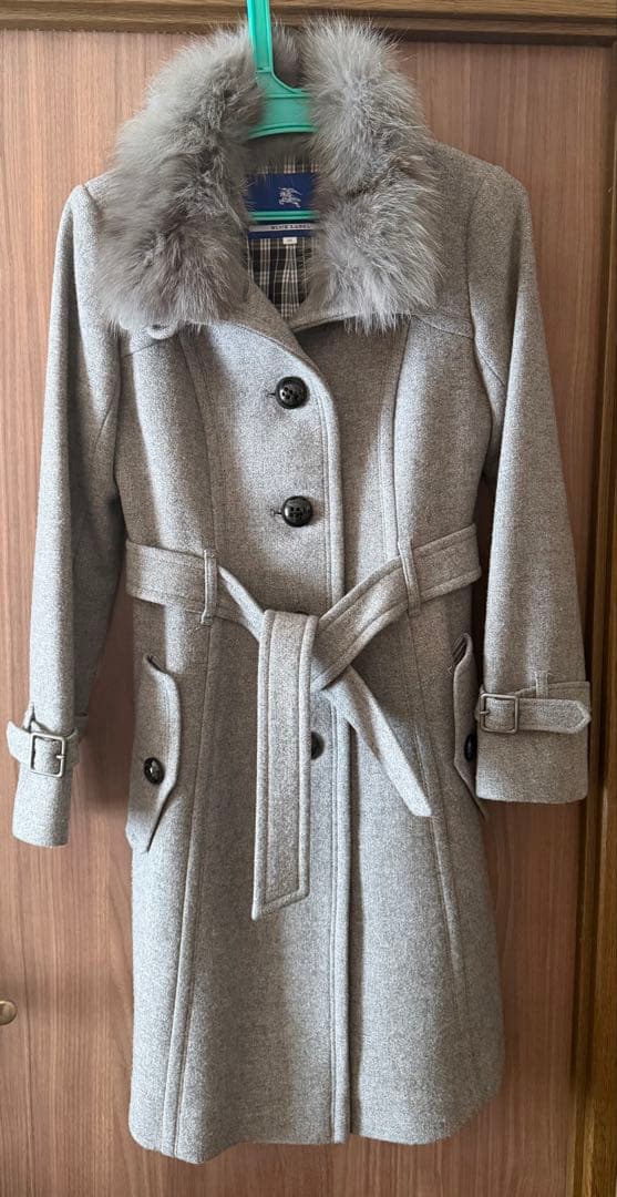 バーバリーブルーレーベルグレー コート