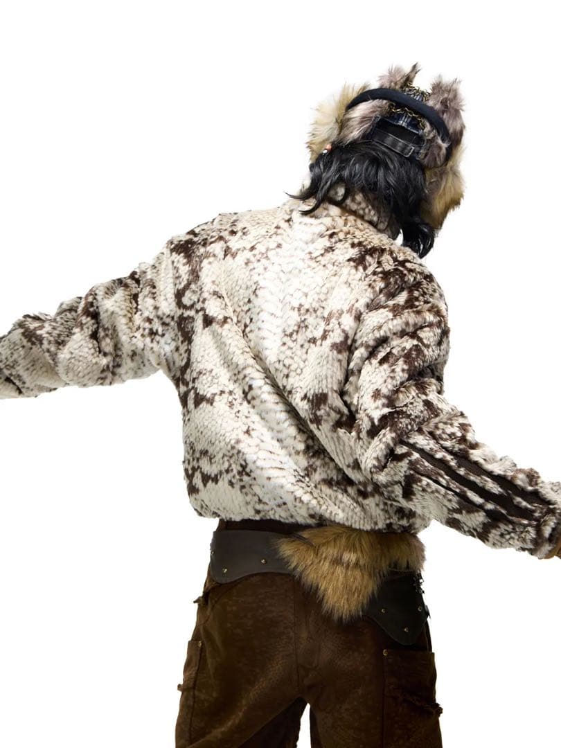 PERSONSOUL SNAKE PRINT ジャケット パイソン 蛇 ヘビ 柄