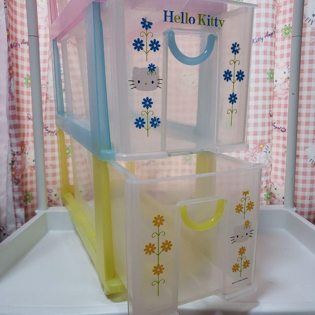 ハローキティ 3段収納ボックス