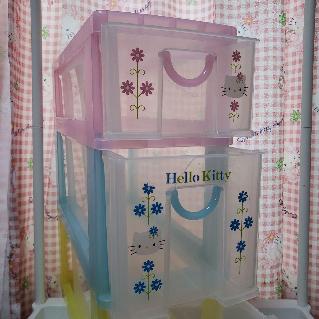 ハローキティ 3段収納ボックス