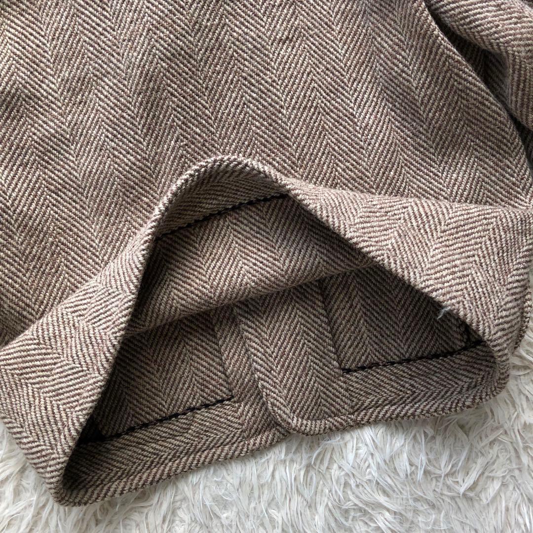 【現行未使用級】45R ツイードメルトンチロリアンジャケット　ヘリンボーン