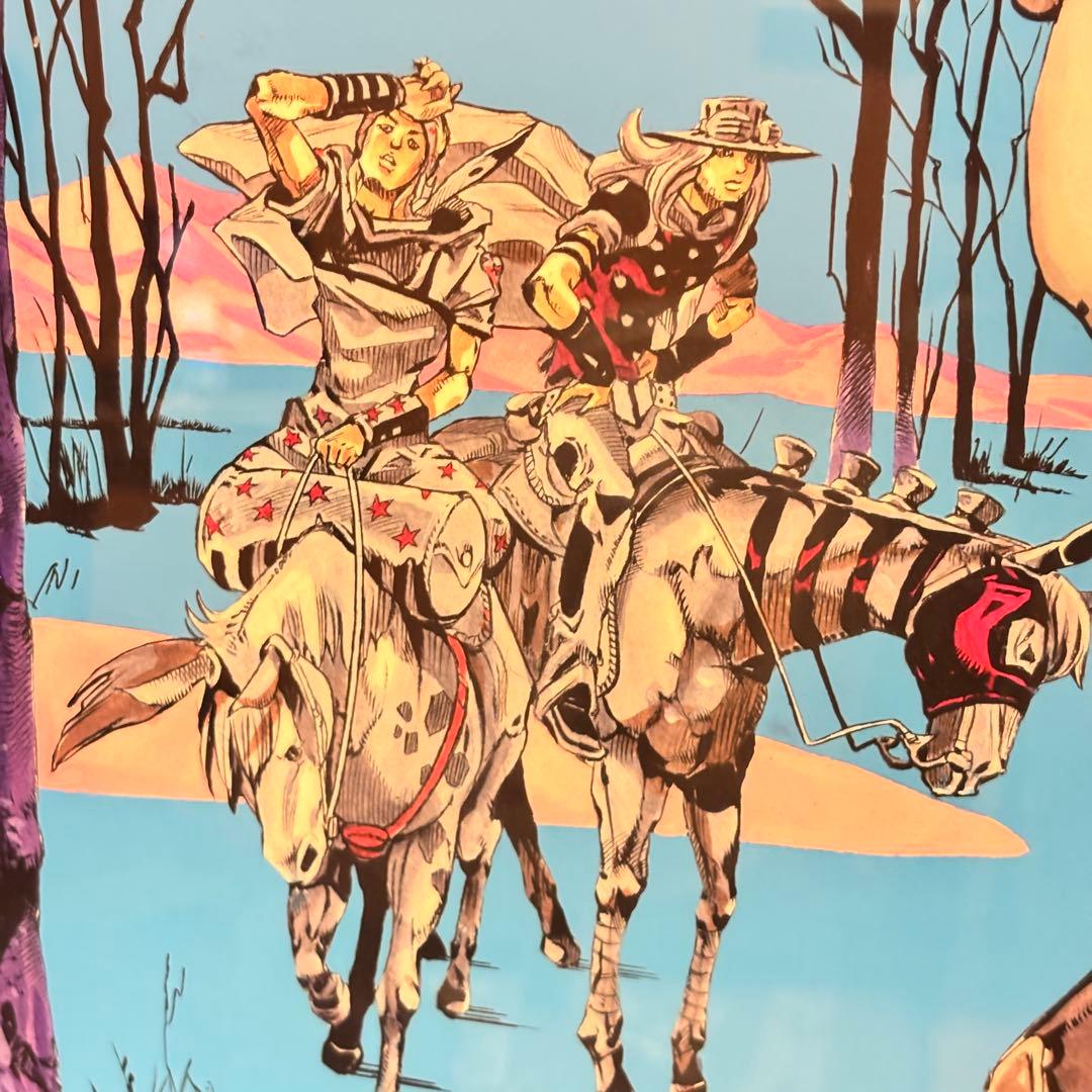 ジョジョ展 B2ポスター 第7部 ジョジョの奇妙な冒険　スティールボールラン