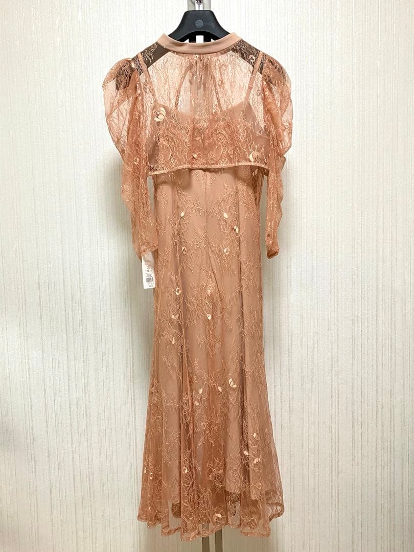 新品　Dorry Doll ボレロキャミワンピースレイヤード総レースドレス