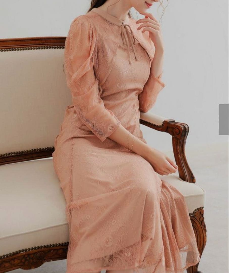 新品　Dorry Doll ボレロキャミワンピースレイヤード総レースドレス