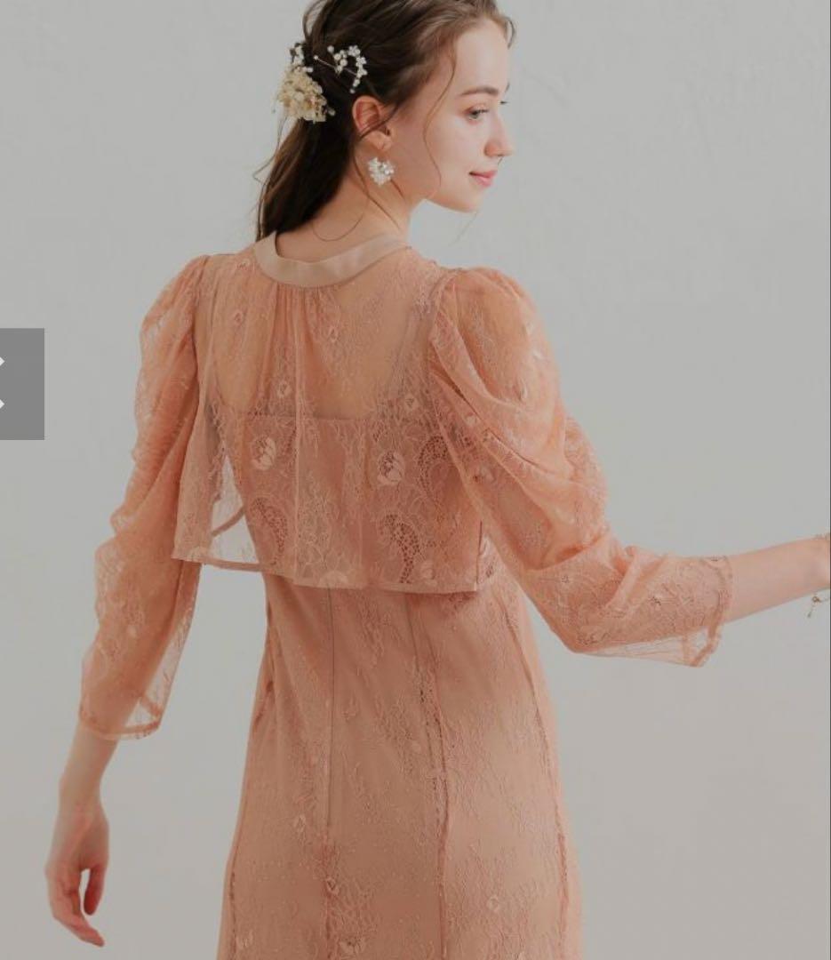 新品　Dorry Doll ボレロキャミワンピースレイヤード総レースドレス