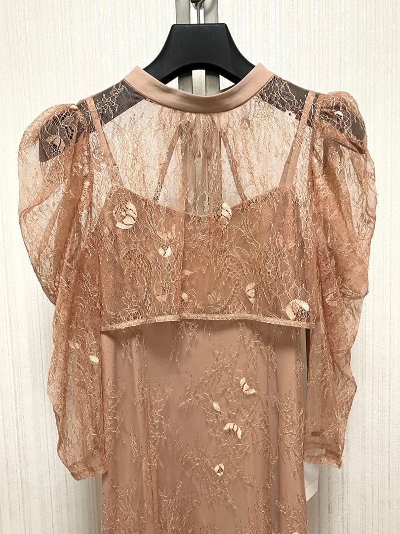 新品　Dorry Doll ボレロキャミワンピースレイヤード総レースドレス