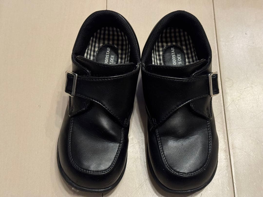 BeBe 男児 120cm スーツセット＋moonstar 黒靴　19cm