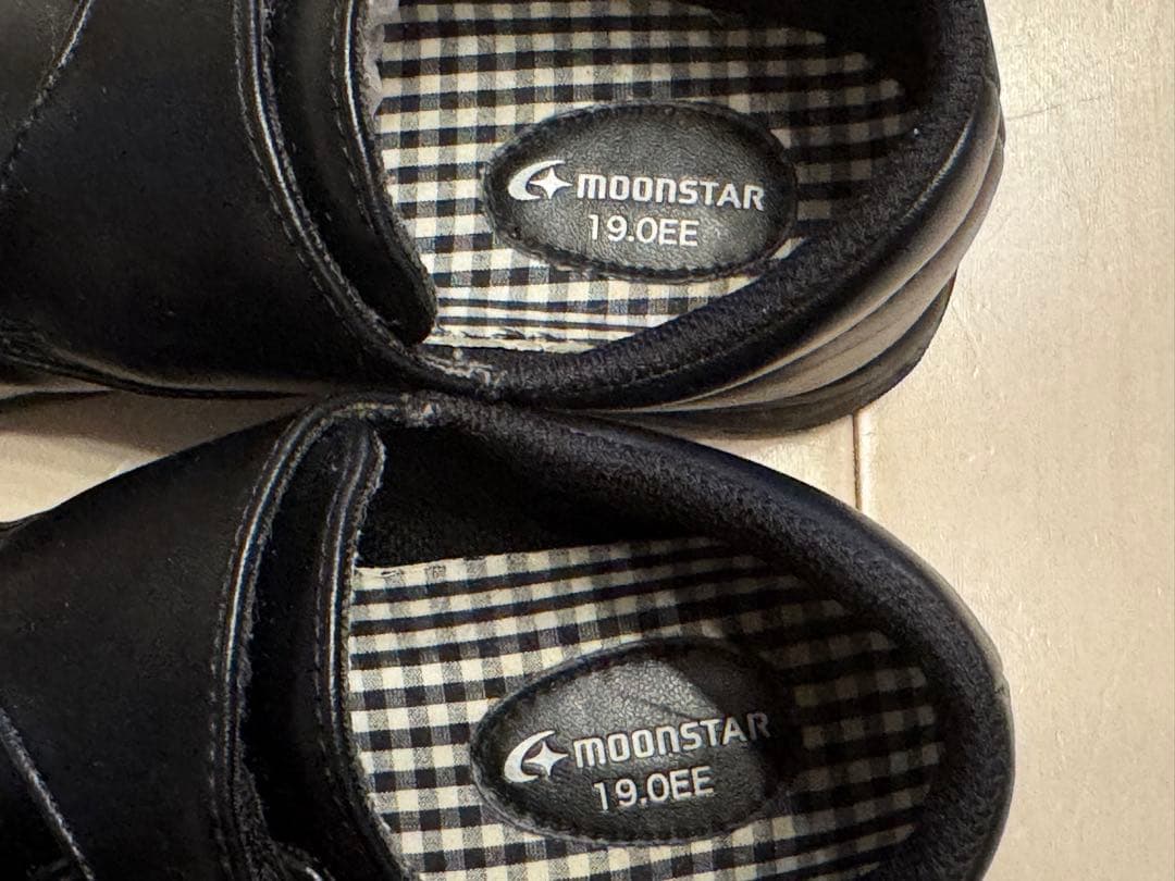 BeBe 男児 120cm スーツセット＋moonstar 黒靴　19cm