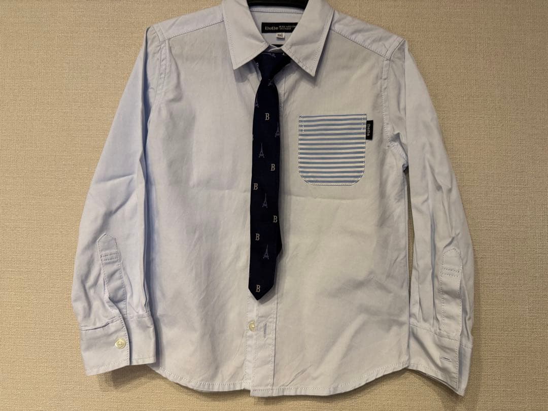 BeBe 男児 120cm スーツセット＋moonstar 黒靴　19cm