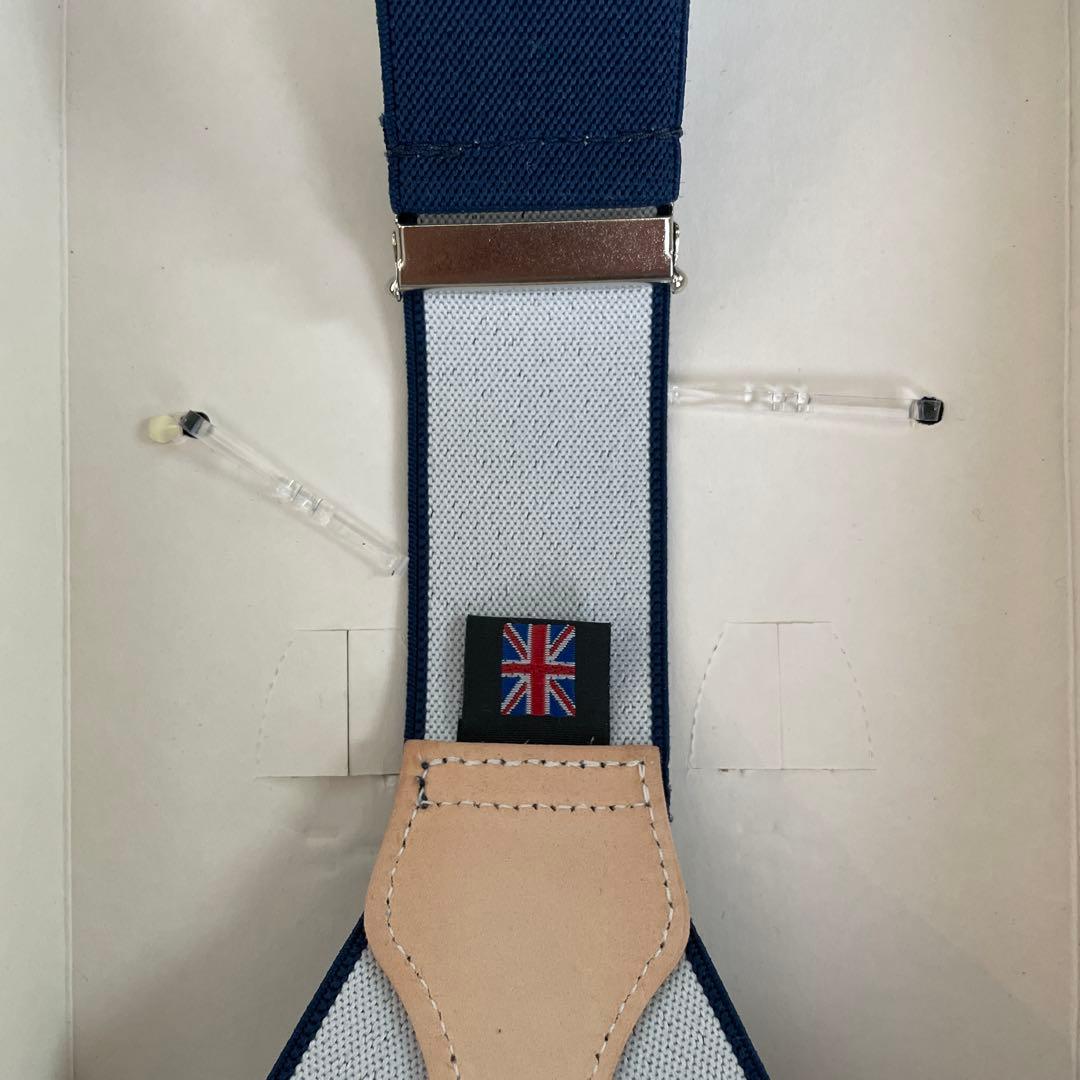 ト*シ様  THURSTON ネイビー サスペンダー