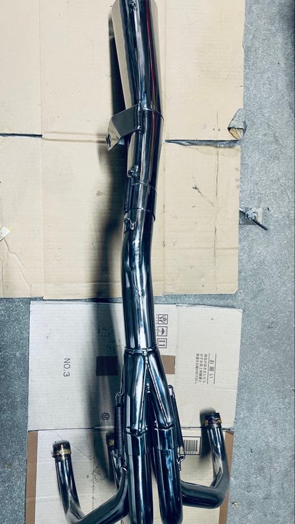 ゼファー400 KER KER メガホンマフラー