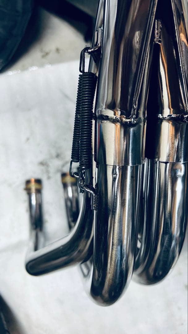 ゼファー400 KER KER メガホンマフラー