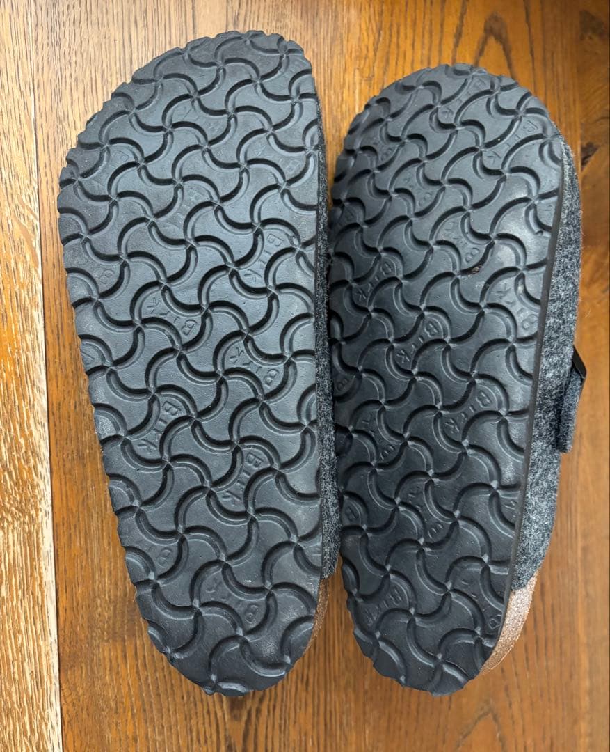 ビルケンシュトック　ボストン　フェルト　グレー　38