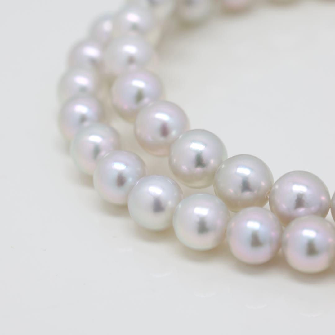 現行クラスプ✨証明書付き✨TASAKI タサキ グレーパール ネックレス8mm