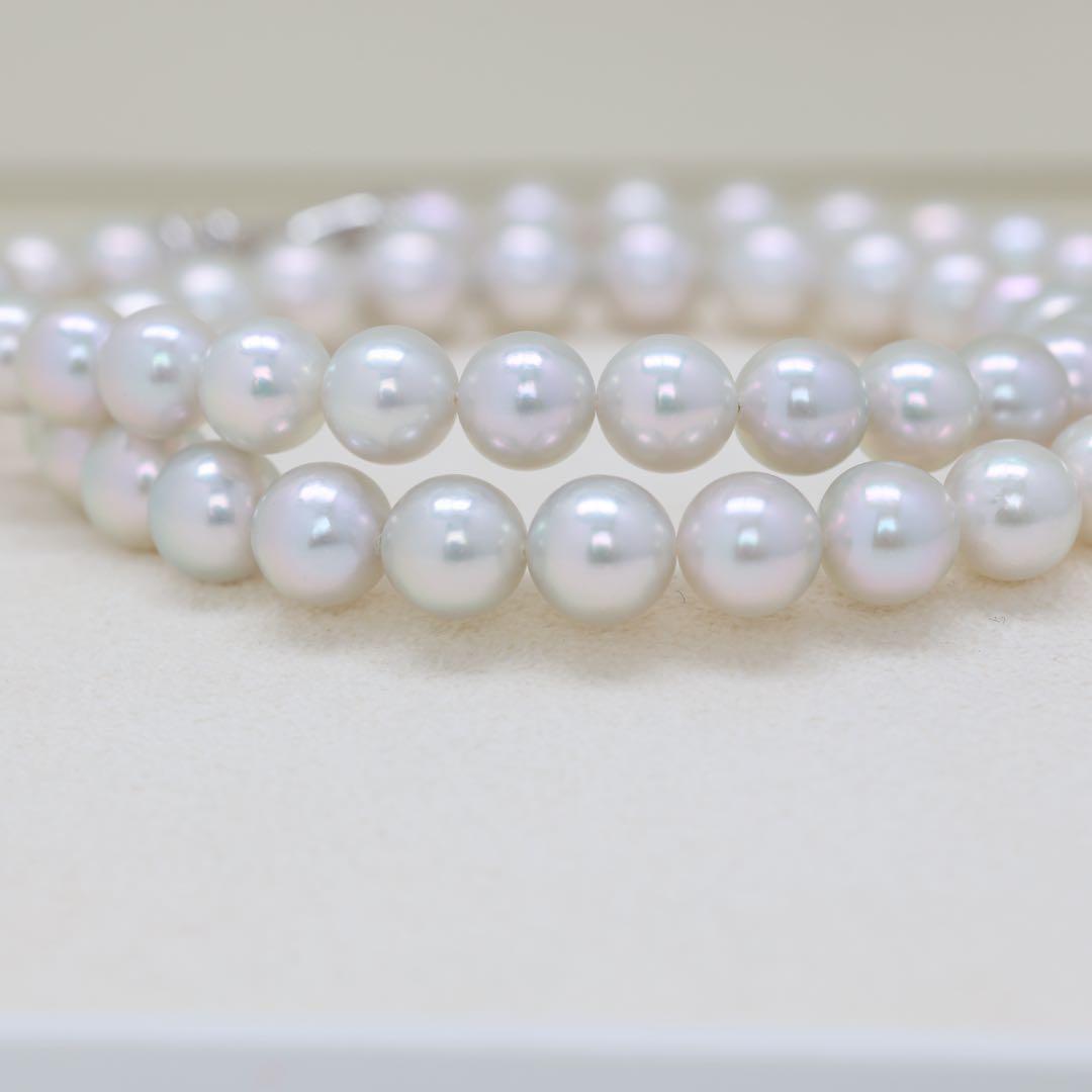 現行クラスプ✨証明書付き✨TASAKI タサキ グレーパール ネックレス8mm