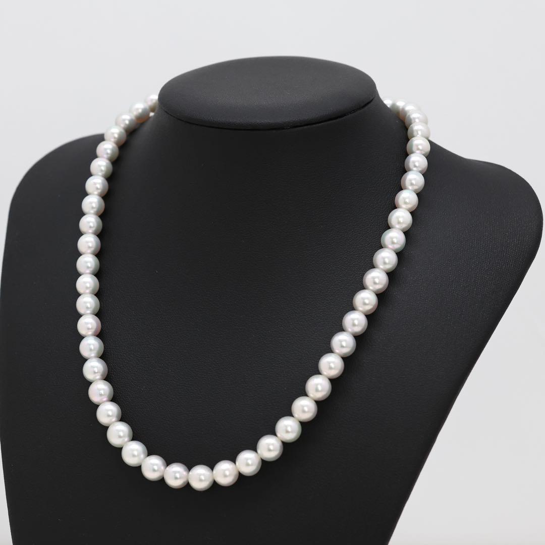 現行クラスプ✨証明書付き✨TASAKI タサキ グレーパール ネックレス8mm