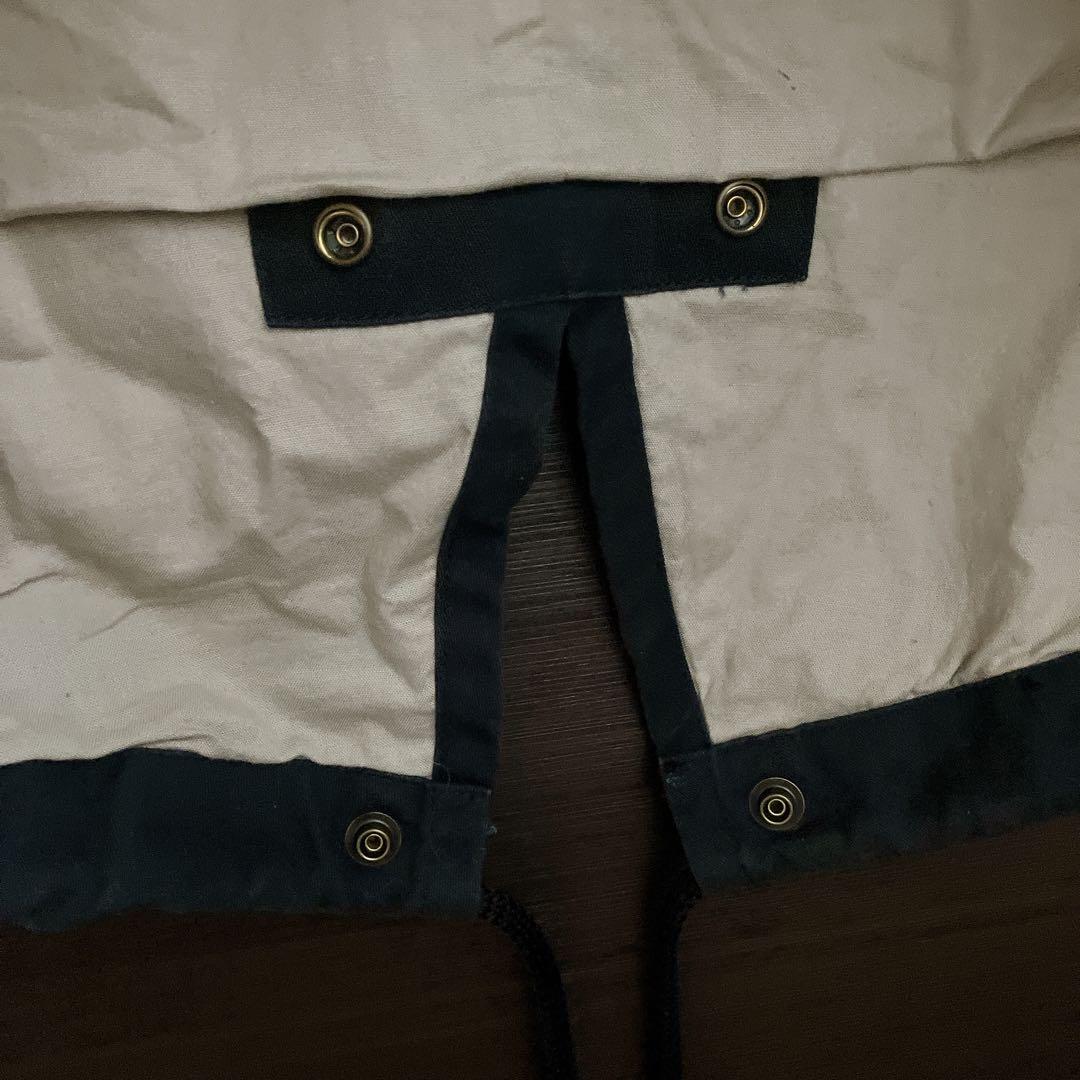 WOOLRICH 紺ネイビーラビットファー中綿ライナーモッズコート正規品XS