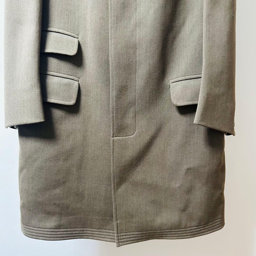 希少 英国製 HACKETT ハケット ウールチェスターコート L ブラウン系