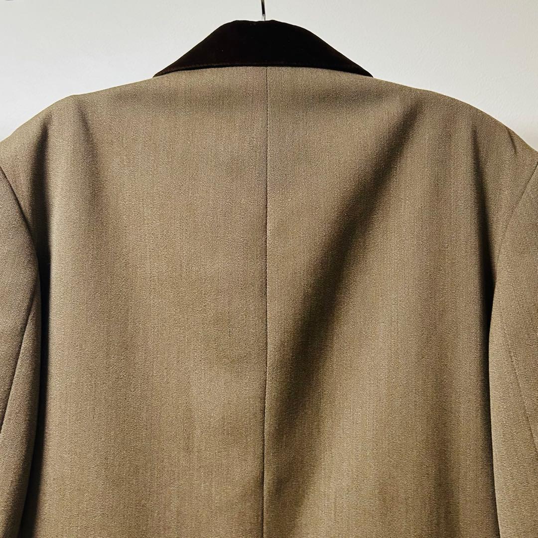 希少 英国製 HACKETT ハケット ウールチェスターコート L ブラウン系