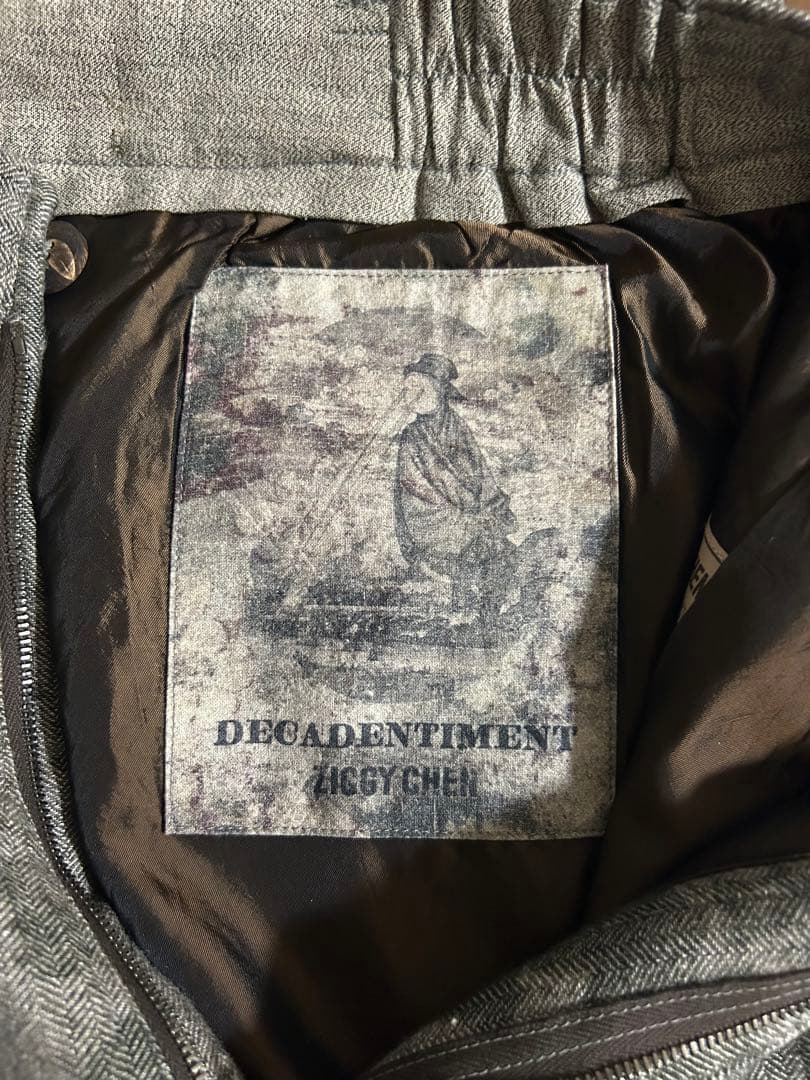 ZIGGY CHEN 24AW 花柄 プリーツパンツ 46