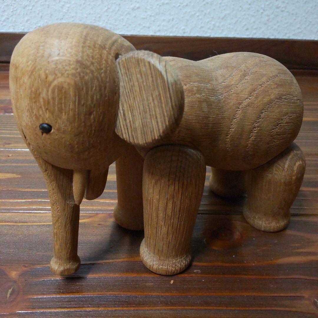 【希少】Kai Bojesen　エレファント　置物 デンマーク　W16.5