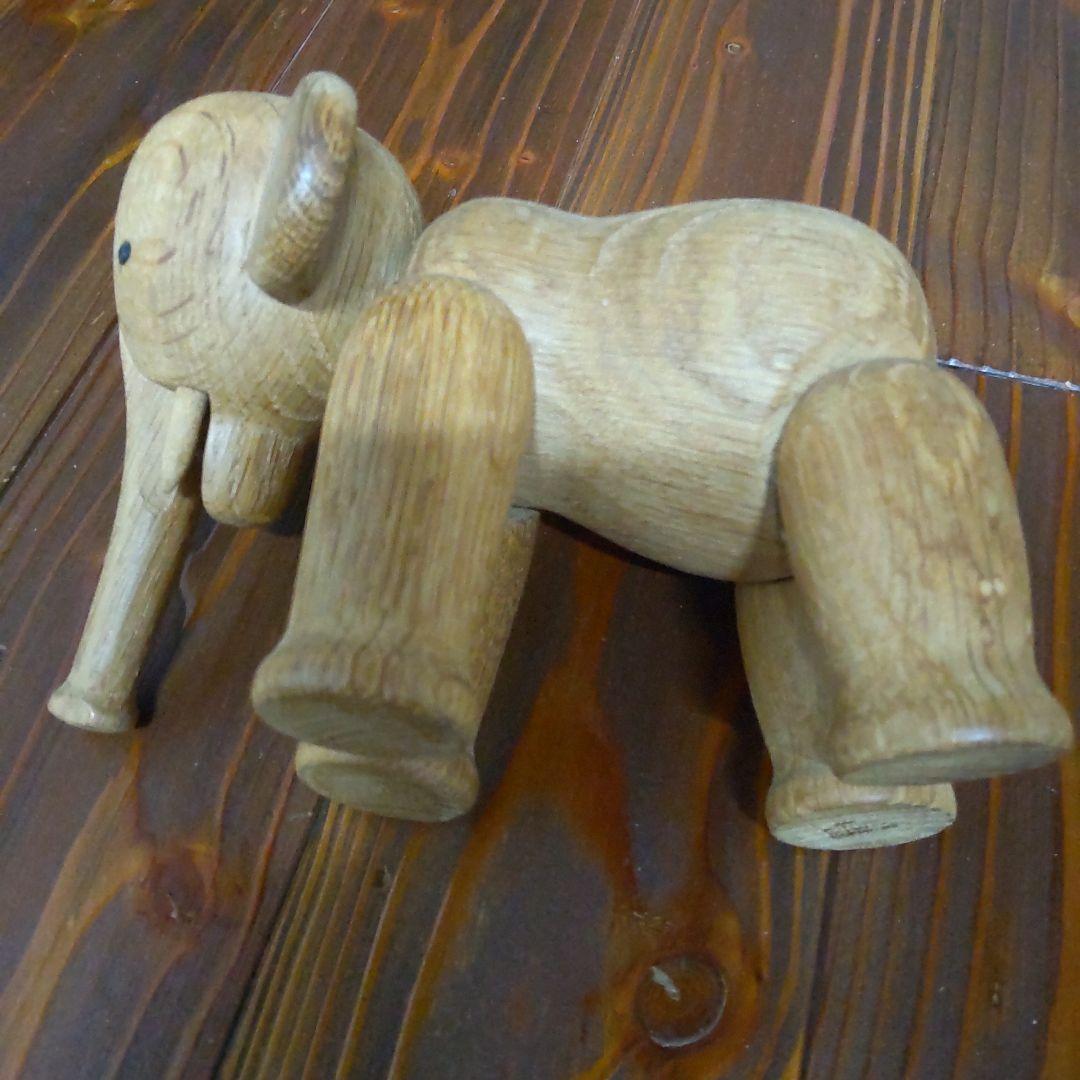 【希少】Kai Bojesen　エレファント　置物 デンマーク　W16.5