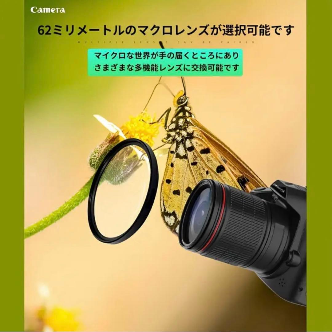 (新品)デジタルカメラ ビデオカメラ4K 6400万画素 16倍ズーム 一眼レフ