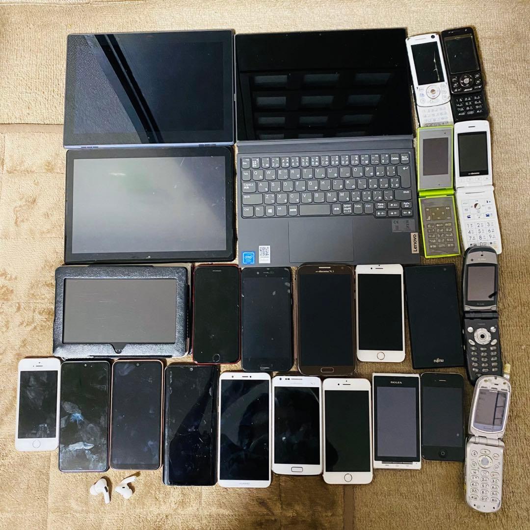 iPhone スマホ　タブレット　まとめ　セット　ガラケー　パーツ取り　ジャンク