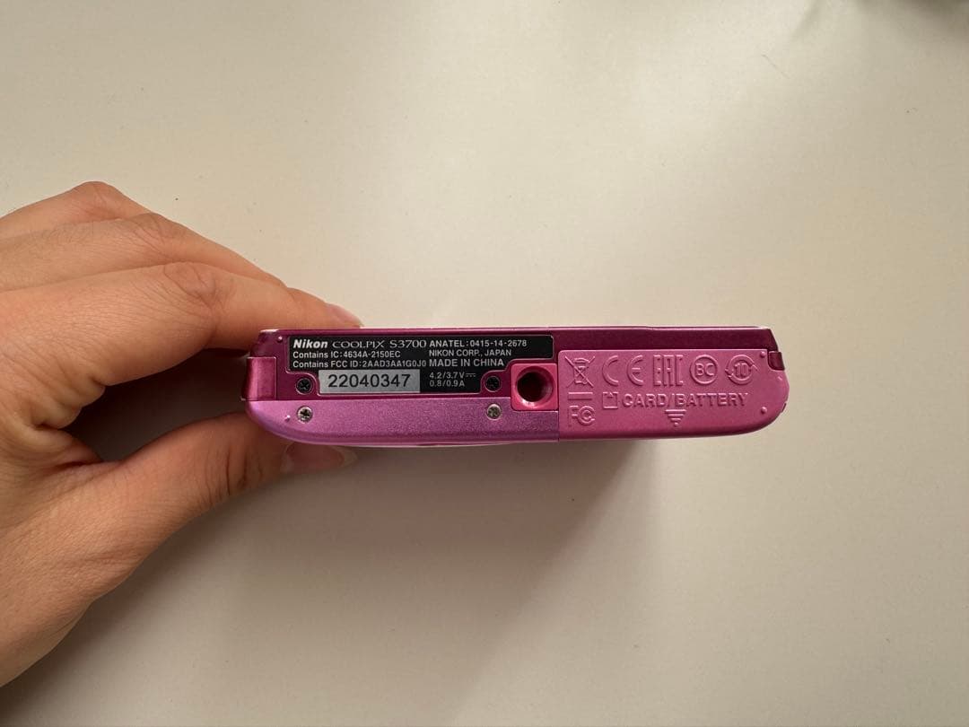 Nikon COOLPIX S3700 ピンク デジタルカメラ