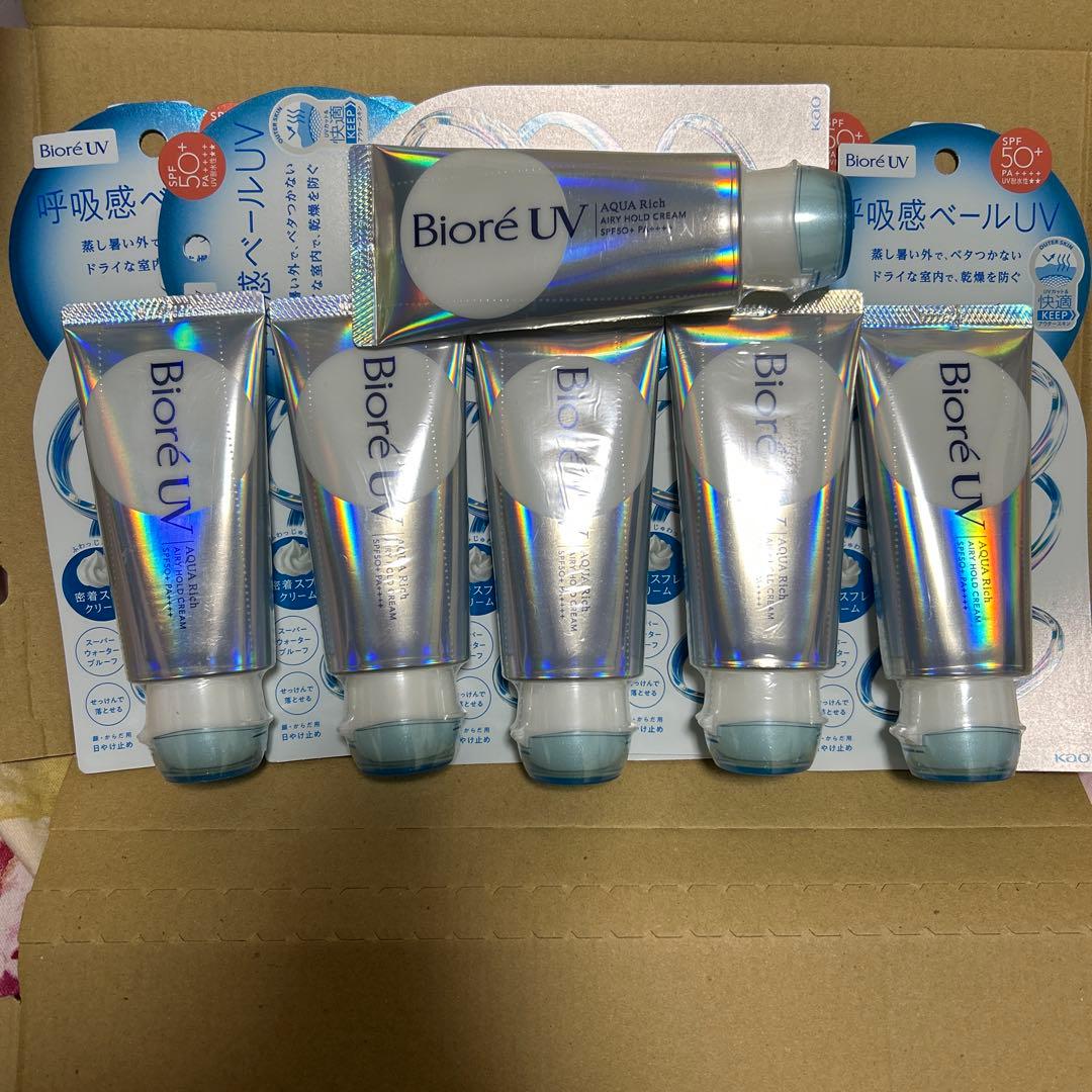 【数量限定】BioreビオレＵＶアクアリッチ呼吸感ベール 70gx6本　花王
