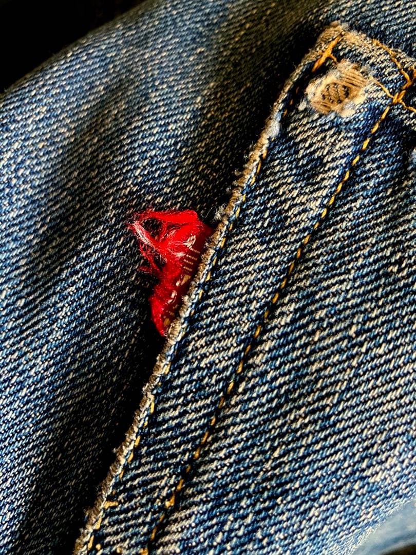 ⭐︎１１！501XX革パッチ47モデル片面タブBIGEオリジナル！