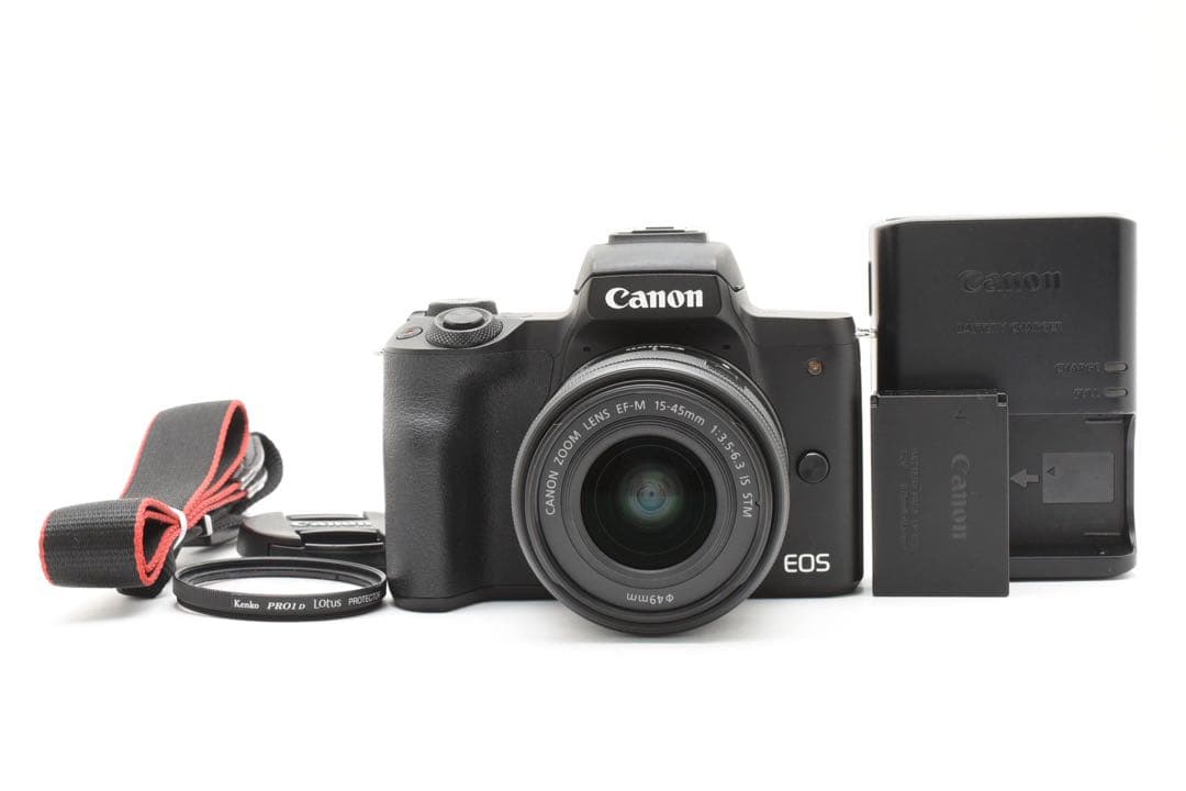 【美品】 キヤノン CANON EOS kiss M レンズキット