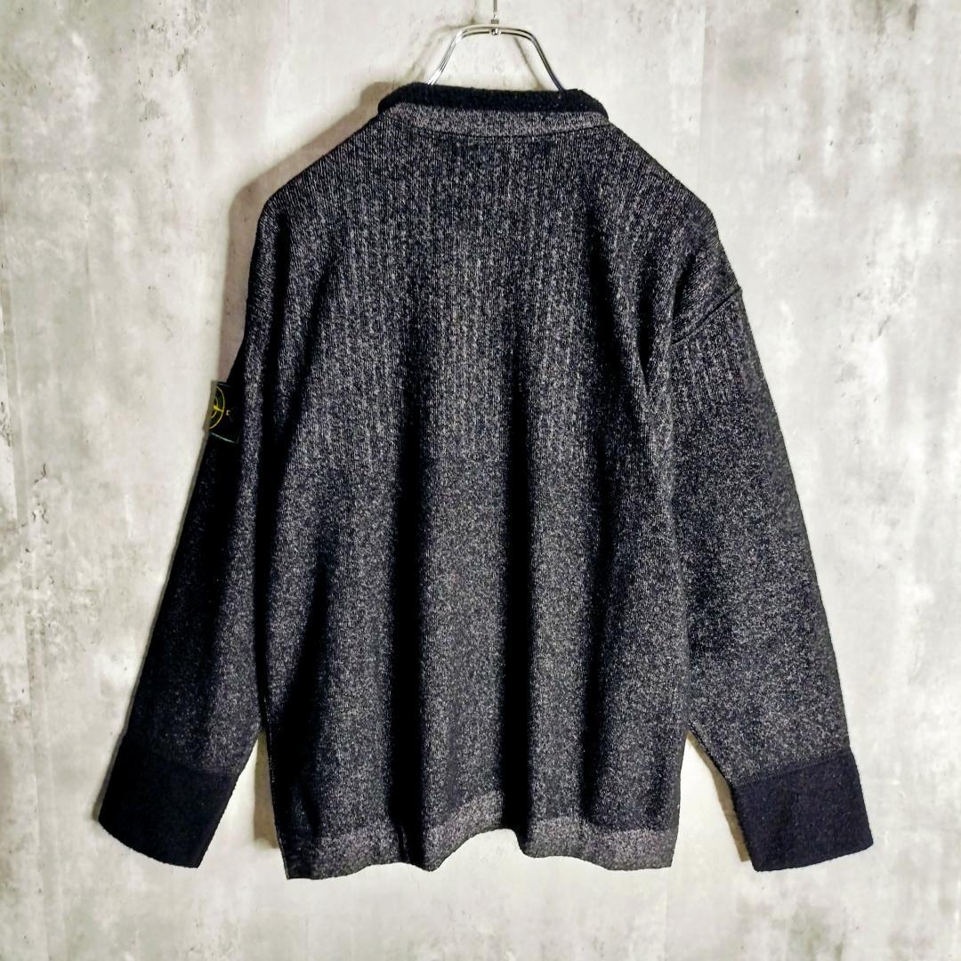 グリーンエッジ・ハーヴェイ期★ストーンアイランド メランジ タートルネックニット