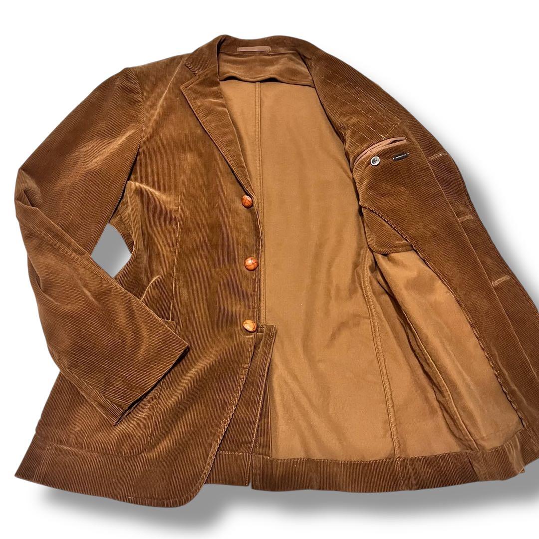 美品 トゥモローランド×ブリスベンモス コーデュロイ 胡桃ボタン 大きいサイズ