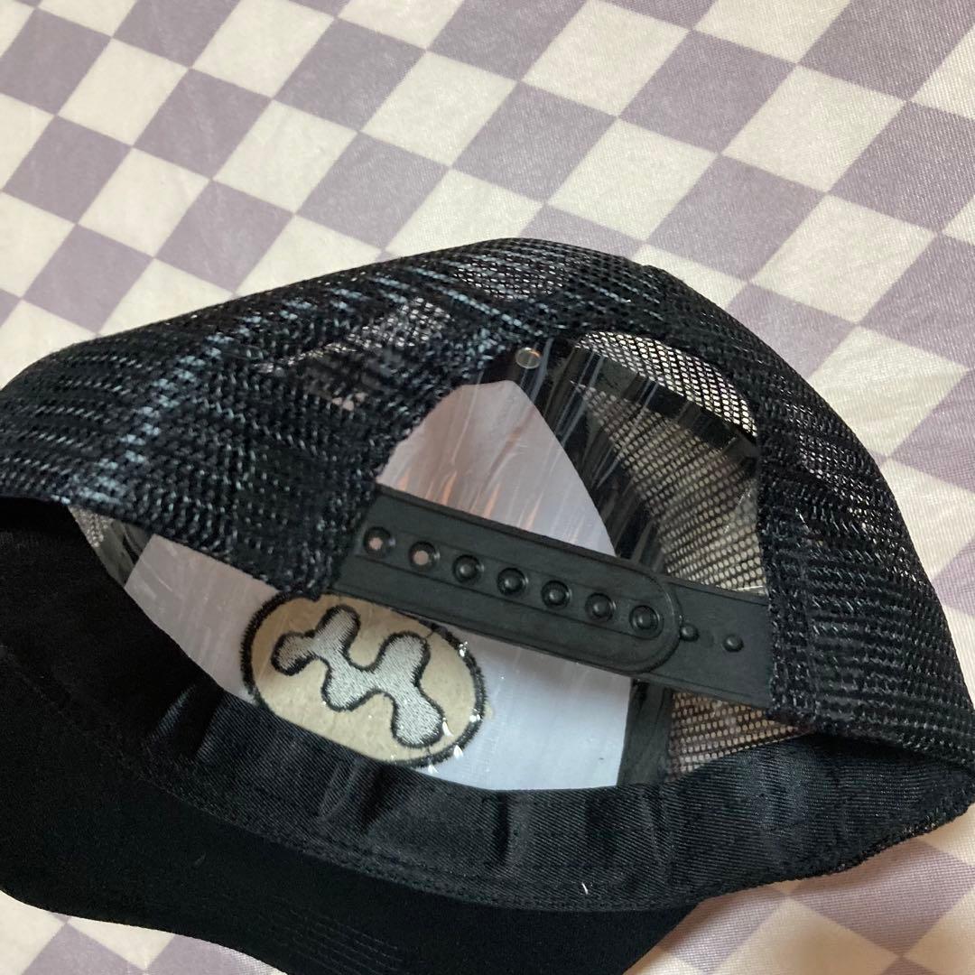 mowalola キャップ ブラック