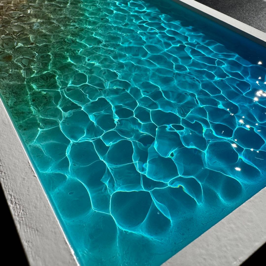 レジンアート オーシャンアート 沖縄 海 レジン インテリア 水紋 アートパネル