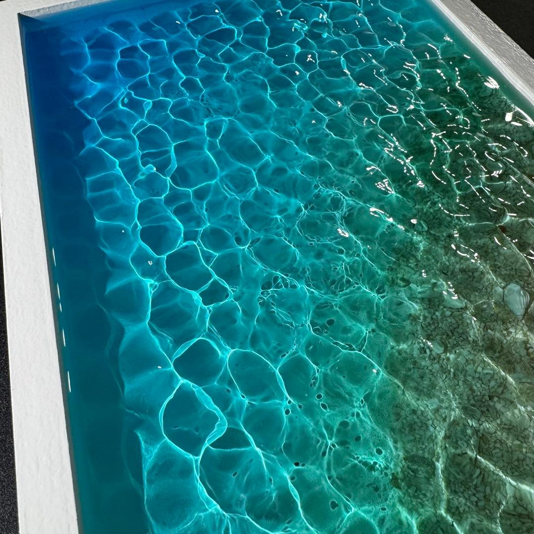 レジンアート オーシャンアート 沖縄 海 レジン インテリア 水紋 アートパネル