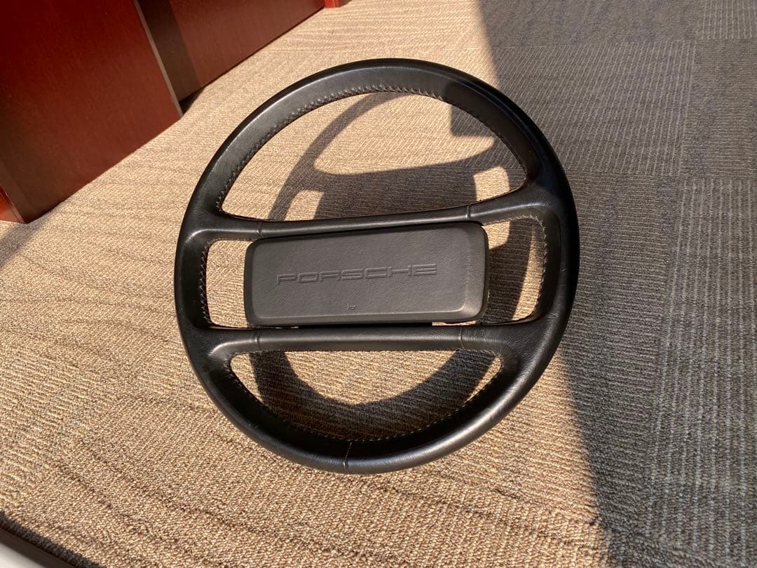 (超美品)PORSCHE911 964カレラ2 純正ステアリング1990年式