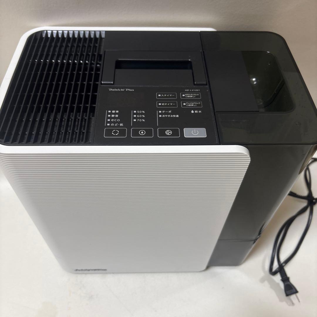 ダイニチプラス加湿器 HD-LX1221 ホワイト　ハイブリッド加湿器