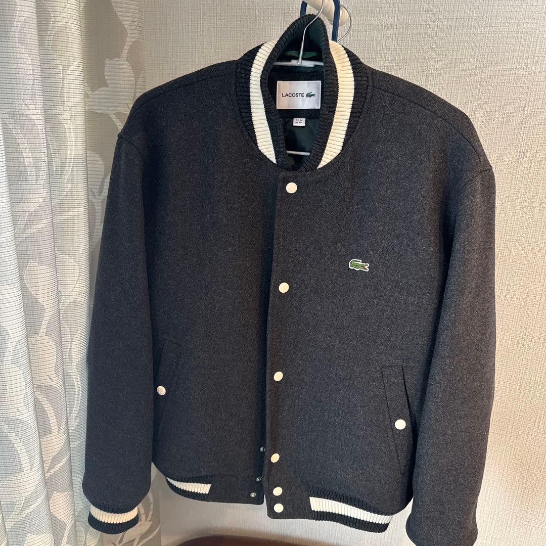 LACOSTE ダークグレー スタジャン US ML