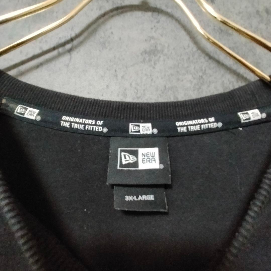 【美品】(3XL) ニューエラ ヤンキース トレーナー ビックプリント ロゴ