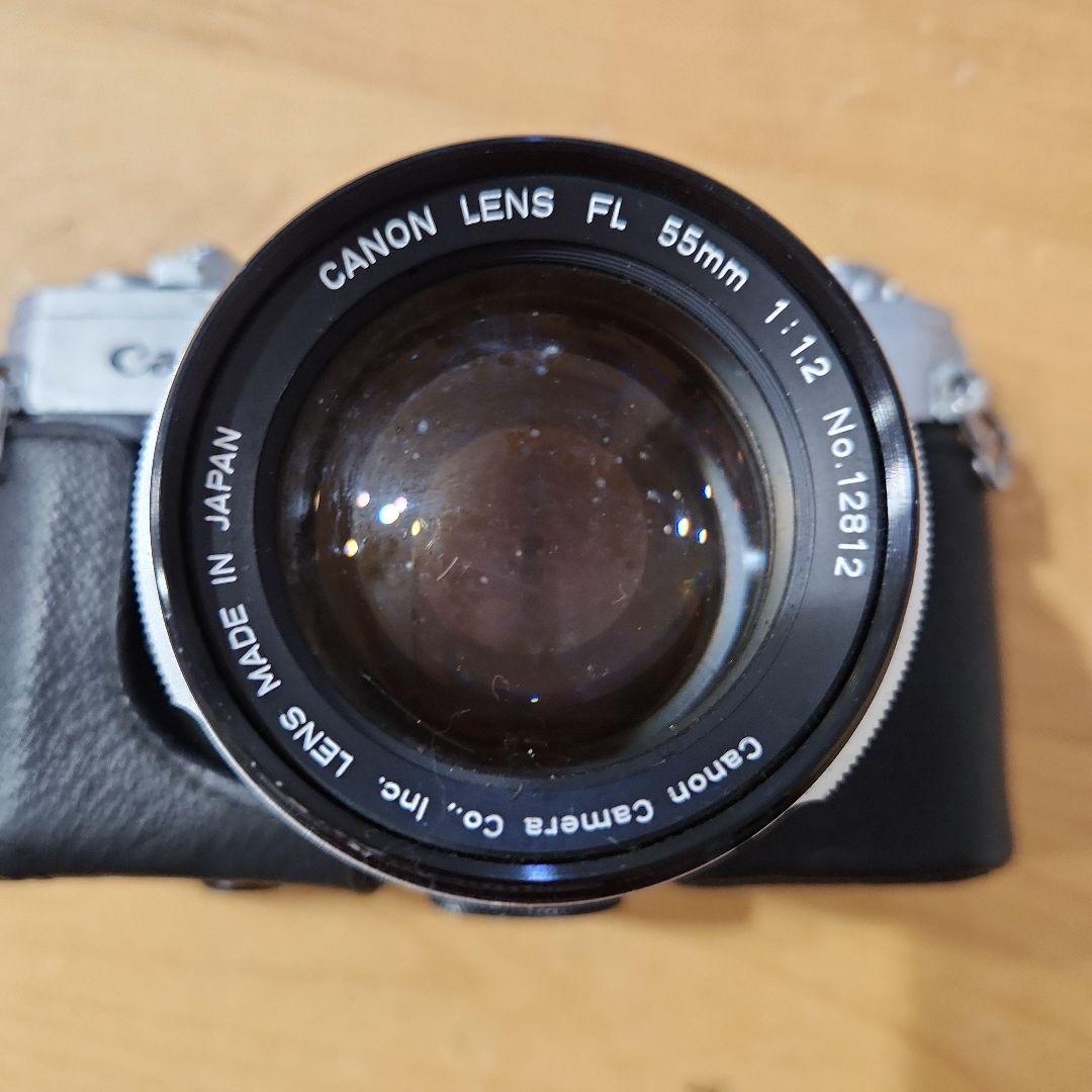 【希少】Canon PELLIX + FL55mm F1.2 ケース付 現状品
