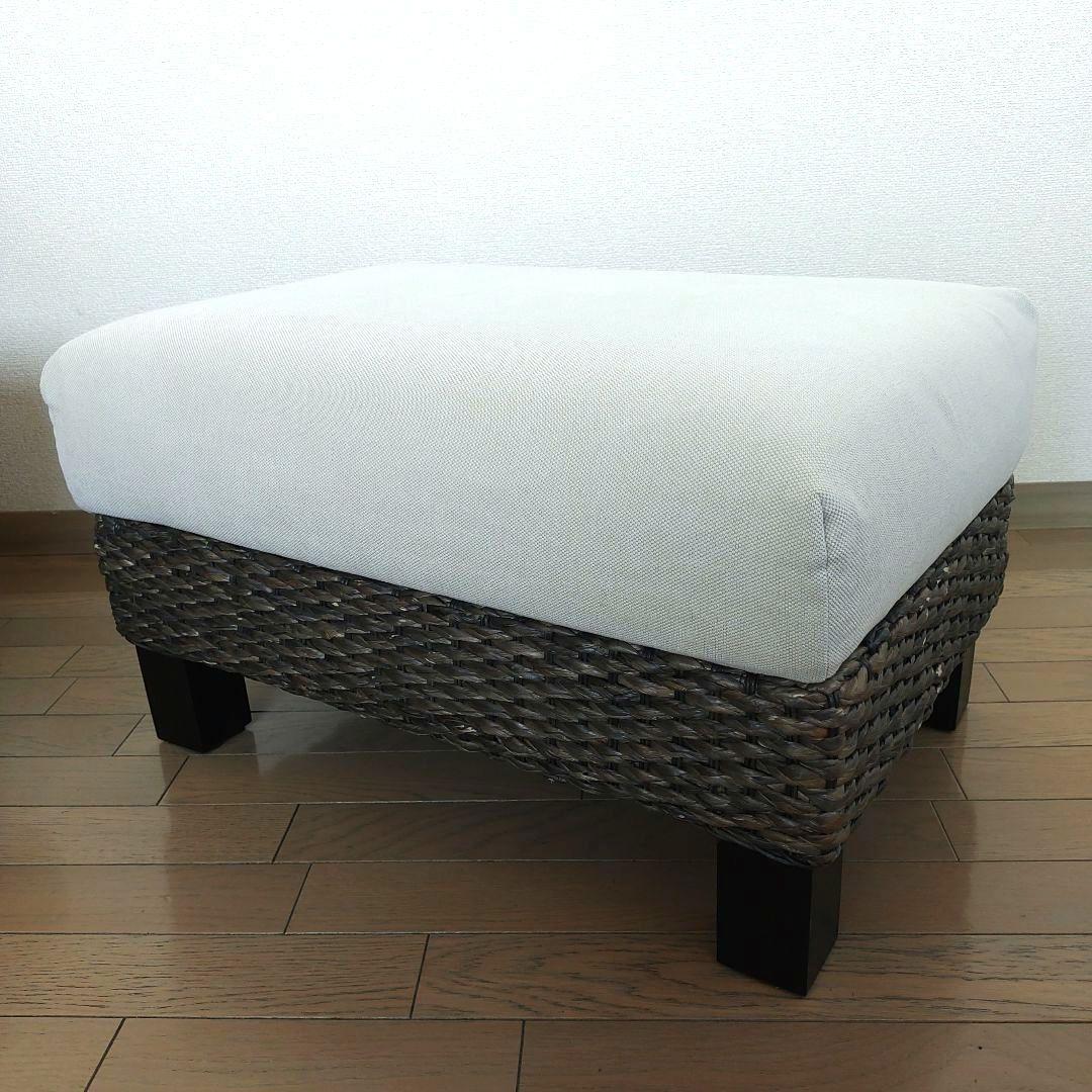 【カバー3枚つき】a.flat オットマン v02 (スツール) ヒヤシンスDG