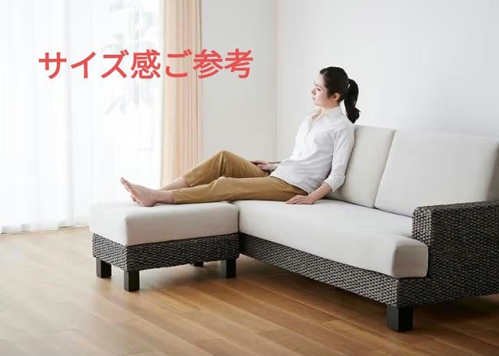 【カバー3枚つき】a.flat オットマン v02 (スツール) ヒヤシンスDG