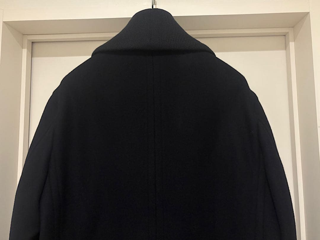 スナフキンRAINMAKERレインメーカー23AWショールカラーPコート黒