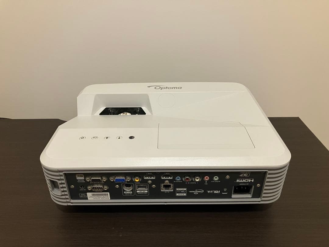 Optoma オプトマ プロジェクター本体 ホワイト 超単焦点 EH320UST