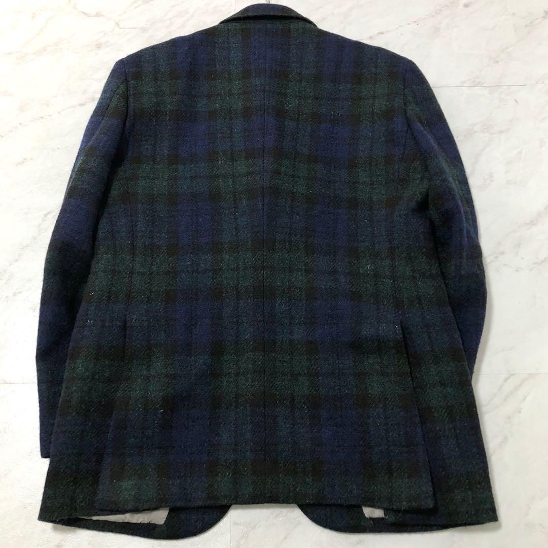 【極美品】Le chic テーラードジャケット ハリスツイード グリーン