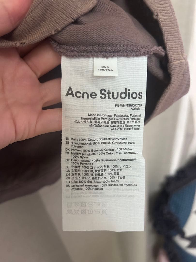 acne studios 25SS レイヤードTシャツ