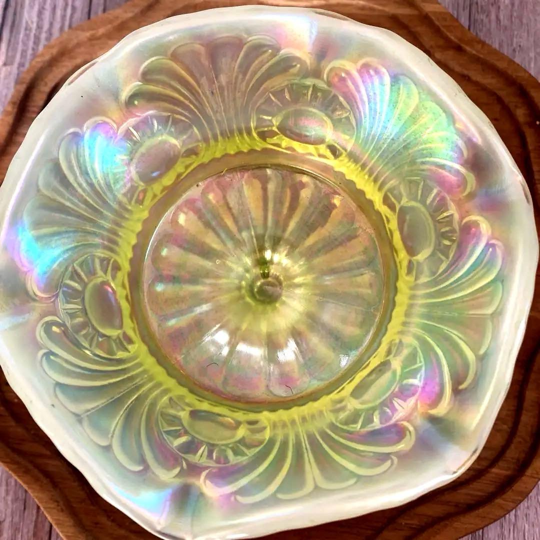 フェントン　ウランガラス　トパーズオパールセント　虹色