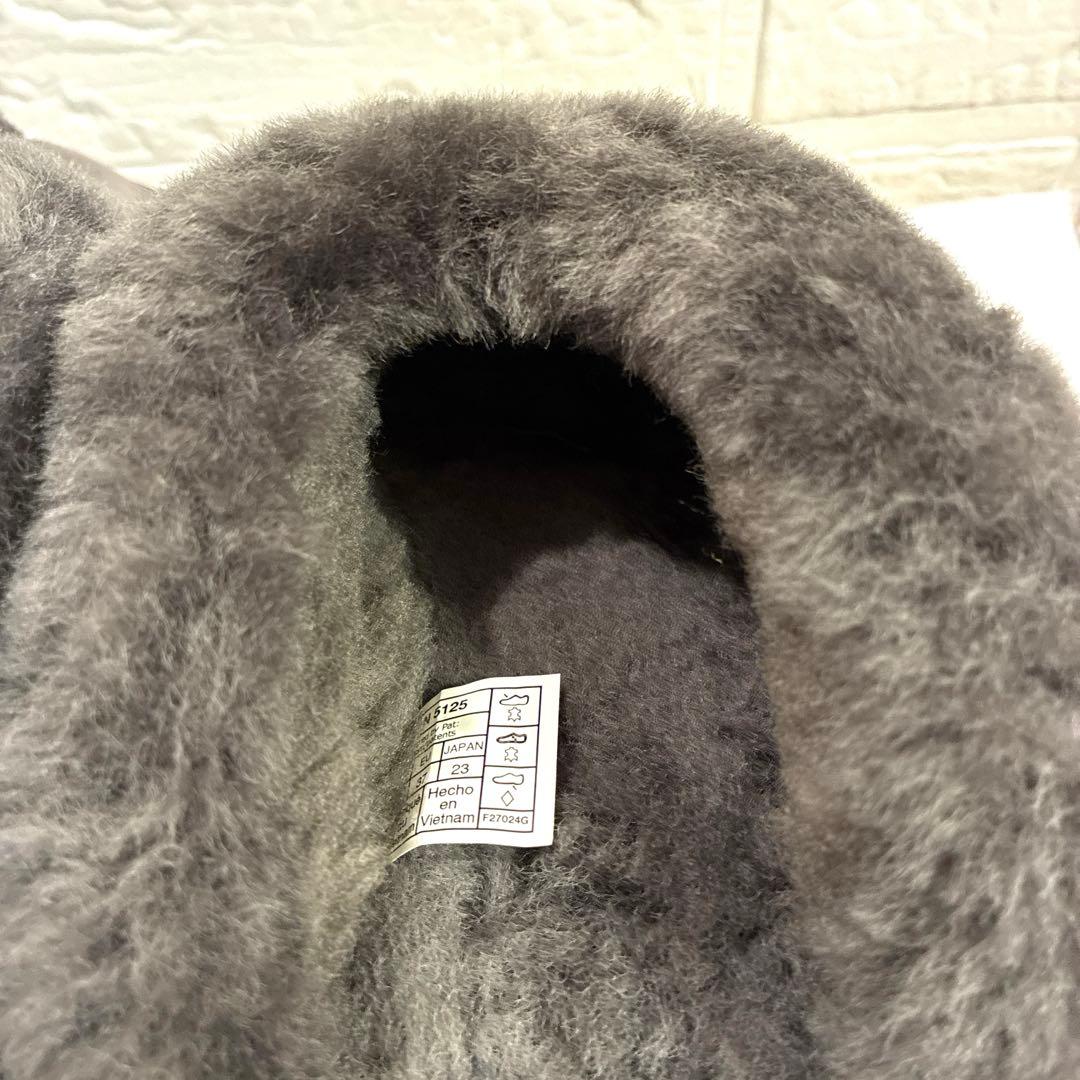 【美品】UGG ムートンサンダル　コケット　 グレー23cm